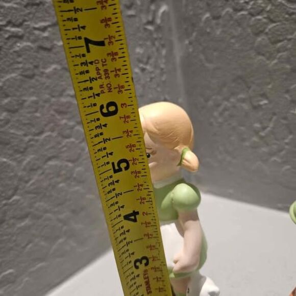 Ceramic Kitsch Boy and Girl Figurines with Kittens 5.5" - Picture 6 of 6